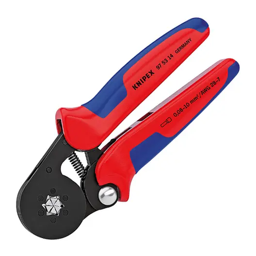 Кербовъчни клещи Knipex за кабелни накрайници  0.08-10 мм2, 180 мм, 97 53 14