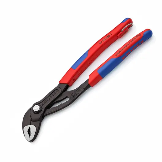 Водопроводни клещи Knipex  с бутон и шарнирен реглаж, 2 ", 50 мм, 250 мм, Cobra