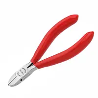 Странични клещи резачки Knipex за електроника  с отваряща пружина, 115 мм, 77 01 115