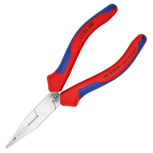 Комбинирани клещи за електрическа инсталация Knipex  2.5 мм2, 160 мм, 13 05 160