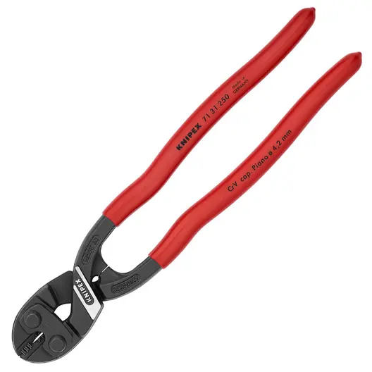Странични клещи резачки Knipex за болтове  с лостов механизъм, 250 мм, CoBolt XL