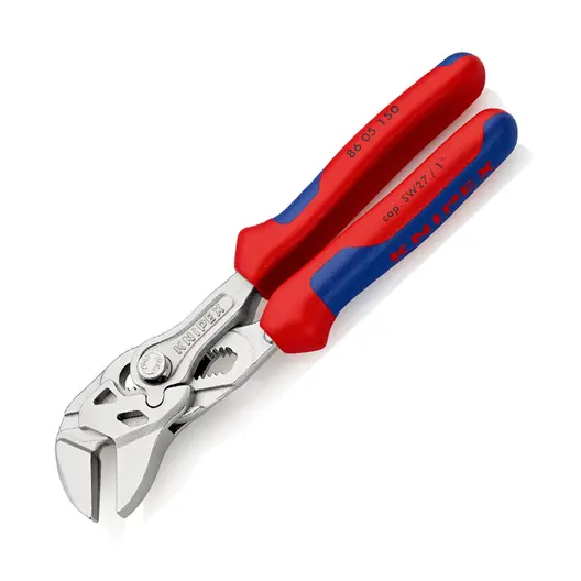 Клещи гаечен ключ Knipex  с бутон и шарнирен реглаж, 1 ", 27 мм, 150 мм, 86 05 150