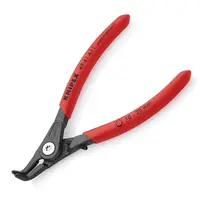 Затварящи зегер клещи Knipex извити, с изолация  10-25 мм, 130 мм, 49 41 A11