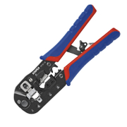 Клещи Knipex кербовъчни за телефонни и компютърни конектори 190 мм, RJ45, RJ45, 97 51 13 - product - 046 KNP 912