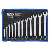 Звездогаечен ключ BGS 6-стен/звезда инчов комплект  1/4" - 15/16 ", 12 бр., DIN3113