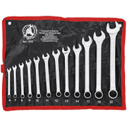 Звездогаечен ключ BGS 6-стен/звезда комплект в калъф  6-22 мм, 12 бр., DIN 3113 - product - 047 BGS1321