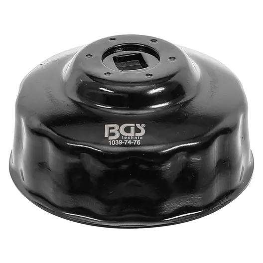 Ключ BGS за маслен филтър  74-76 мм, квадрат 3/8", 15 точки