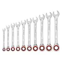 Звездогаечен ключ Bosch 6-стен/тресчотка комплект  8-19 мм, 10 бр.