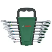 Звездогаечен ключ Bosch 6-стен/тресчотка комплект  8-19 мм, 8 бр.
