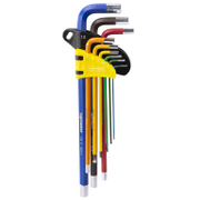 Ключ Г-образен Topmaster метричен 6-стен/6-стен комплект  1.5-10 мм, 9 бр. - product - 047 EMC1353