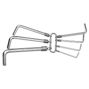 Ключ Г-образен Gedore метричен 6-стен/6-стен комплект  2-8 мм, 7 бр., ISO 2936, S 42-07 - product - 047 GED 148