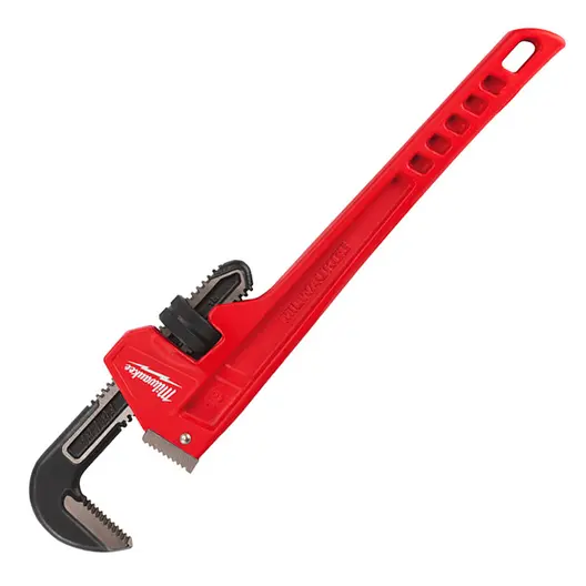 Еднораменен тръбен ключ Milwaukee  2 1/2 ", 450 мм, 90 °