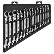 Звездогаечен ключ Milwaukee 6-стен/12-стен с тресчотка комплект  8-22 мм, 15 бр., Max Bite - product - 047 MLA1271