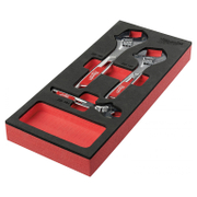 Ключ гаечен Milwaukee раздвижен комплект  150, 200, 250 мм, 3 бр. - product - 047 MLA1319