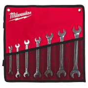 Ключ гаечен Milwaukee двустранен метричен комплект в калъф  6-18 мм, 7 бр. - product - 047 MLA1360