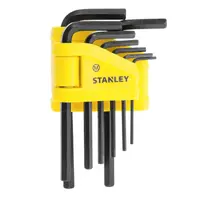 Г-образен ключ Stanley метричен 6-стен/6-стен комплект  1.5-6 мм, 8 бр., ISO 2936, 0-69-251