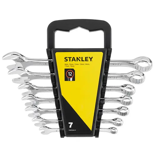 Звездогаечен ключ Stanley 6-стен/звезда комплект  8-19 мм, 7 бр., STMT82842-0