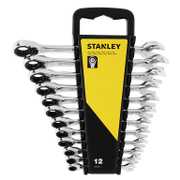 Звездогаечен ключ Stanley 6-стен/12-стен с тресчотка комплект  8-19 мм, 12 бр., STMT82847-0 - product - 047 STY1388