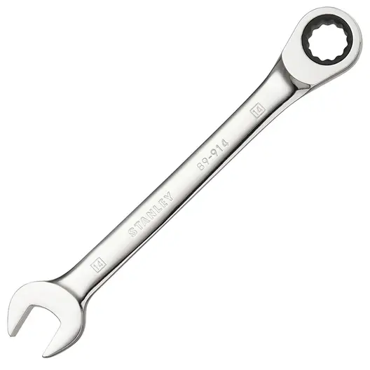 Звездогаечен ключ Stanley 6-стен/тресчотка  14 мм, 242 мм, ISO 1711-1, ISO 21982, ISO 691, STMT89914-0