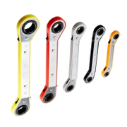 Звездогаечен ключ Mannesmann 12-стен/12-стен с тресчотка комплект  6-21 мм, 5 бр., M 27405 - product - 047 SUN 596