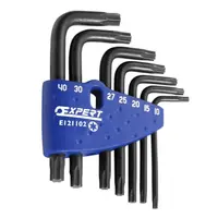 Г-образен ключ Expert Torx/Torx комплект  TX10-40, 7 бр.