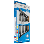 Звездогаечен ключ Unior 6-стен/12-стен с тресчотки комплект  8-19 мм, 6 бр., 160/2CS - product - 047 UNR1030