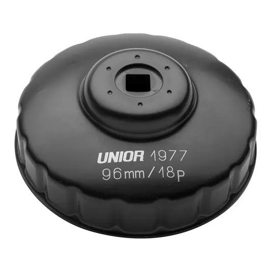 Ключ Unior за маслен филтър  96x36.8 мм, квадрат 3/8", 18 точки, 1977/6