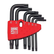 Ключ Г-образен Usag Torx/Torx комплект  TX15-40, 6 бр., 280 STX/S6 - product - 047 USG1007