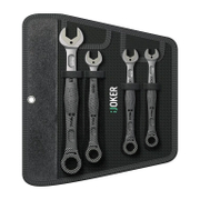 Звездогаечен ключ Wera 6-стен/12-стен с тресчотка комплект  10-19 мм, 4 бр., Joker - product - 047 WRA 410