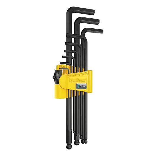 Г-образен ключ Wera 6-стен/6-стен инчов комплект  5/64" - 3/8 ", 9 бр., ISO 2936, 950 PKL/9 SZ N