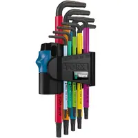 Г-образен ключ Wera Torx/Torx комплект  TX8-40, 9 бр., 967/9