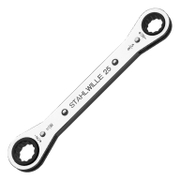 Звездогаечен ключ Stahlwille 12-стен/12-стен с тресчотка инчов  3/8 - 7/16 , 139 мм, 25aN - product - 047 YAL1239