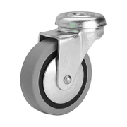 Полипропиленово мебелно колело Alex с каучуков бандаж, завиващо, с отвор  30 мм, 15 кг, B-PGI 1-0215 - product - 048 ALX 178