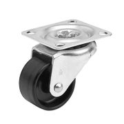 Полипропиленово мебелно колело Alex завиващо с планка  35 мм, 25 кг, Z-White BP 2-1575 - product - 048 ALX 197