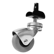 Полипропиленово мебелно колело Alex завиващо с щифт  30 мм, 15 кг, H-BP 1-0429 - product - 048 ALX 190