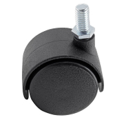 Полиамидно мебелно колело Alex сдвоено, завиващо, с болт  50 мм, 50 кг, DK 1-0127 - product - 048 ALX 340