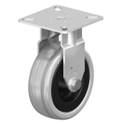 Полиамидно мебелно колело Blickle с каучуков бандаж, незавиващо, с планка  75 мм, 60 кг, BPA-VPA 75G - product - 048 BKL 124