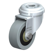 Колело промишлено Blickle полипропиленово с каучуков бандаж, сдвоено, завиващо с планка 50 мм, 40 кг, LRA-VPA 50K - product - 048 BKL 380