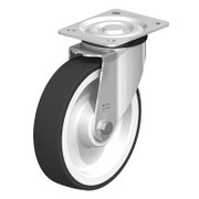 Колело промишлено Blickle полиамидно с полиуретанов бандаж завиващо с планка и ролков лагер 200 мм, 400 кг, L-POTH 200K - product - 048 BKL 417