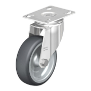 Колело промишлено Blickle полиамидно с полиуретанов бандаж завиващо с планка и плъзгащ лагер 100 мм, 110 кг, LKPXA-TPA 101G - product - 048 BKL 525