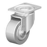 Стоманено мебелно колело Blickle с каучуков бандаж, завиващо, с планка  125 мм, 900 кг, LH-SVS 127K - product - 048 BKL 530