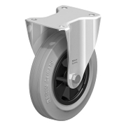 Колело промишлено Blickle полипропиленово с каучуков бандаж, незавиващо с планка 200 мм, 205 кг, B-VPP 200R - product - 048 BKL 548