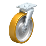 Колело промишлено Blickle полиамидно с полиуретанов бандаж завиващо с планка и ролков лагер 250 мм, 1200 кг, LO-GTH 250K - product - 048 BKL 573