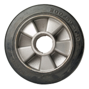 Колело промишлено Hu-Lift Equipment алуминиево с каучуков бандаж  200 мм - product - 048 BKP 445