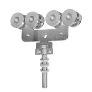 Количка за плъзгащи врати Estebro прави с горно водене  1200 кг, 25 мм, 52 мм, U-70 - product - 048 ETB 429