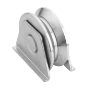 Ролка за плъзгаща врата Estebro на неръждаема стойка  118 мм, 655 кг, V-20 - product - 048 ETB 506