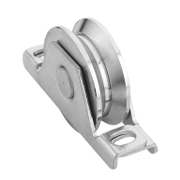 Ролка за плъзгаща врата Estebro на неръждаема стойка за долен монтаж 98 мм, 655 кг, V-20, V-20 - product - 048 ETB 624