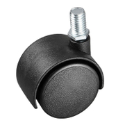 Полиамидно мебелно колело Kama сдвоено, завиващо, с болт  40 мм, 40 кг - product - 048 KMA 463