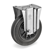 Колело промишлено Tellure Rota полипропиленово с каучуков бандаж, незавиващо с планка 200 мм, 225 кг, Series 51 - product - 048 MIP 041