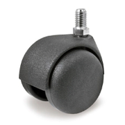 Полиамидно мебелно колело Tellure Rota сдвоено, завиващо, с болт  35 мм, 10 кг, Series 34 - product - 048 MIP 235